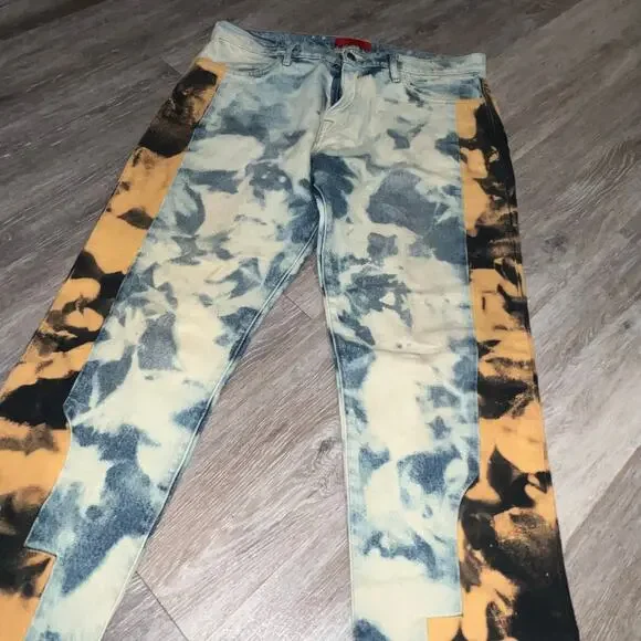 424 Jeans Brand Acid Wash Jeans Size Large